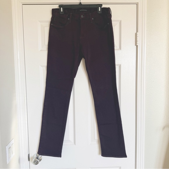 John Varvatos Other - John Varvatos Star USA Jean Bowery Slim Straight Plum Jeans